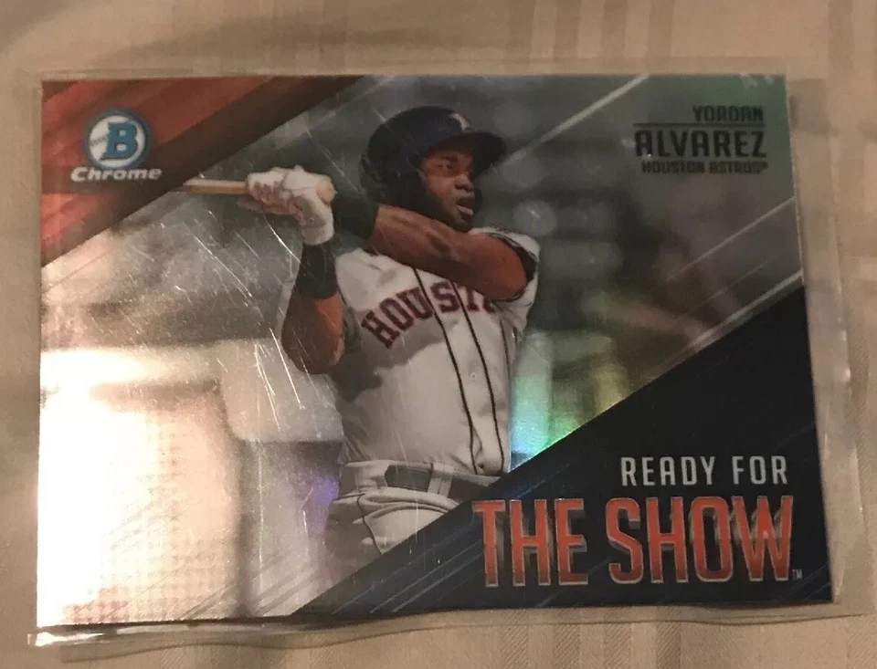 2019 Bowman Chrome Yordan Alvarez Ready For The Show #RFTS-17 - Image 1 of 1