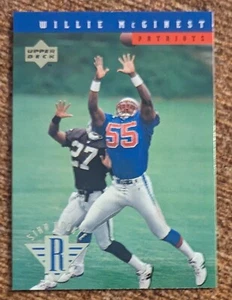 1994 Upper Deck Star Rookie Willie McGinest RC #8 NM/MT Patriots - Picture 1 of 2