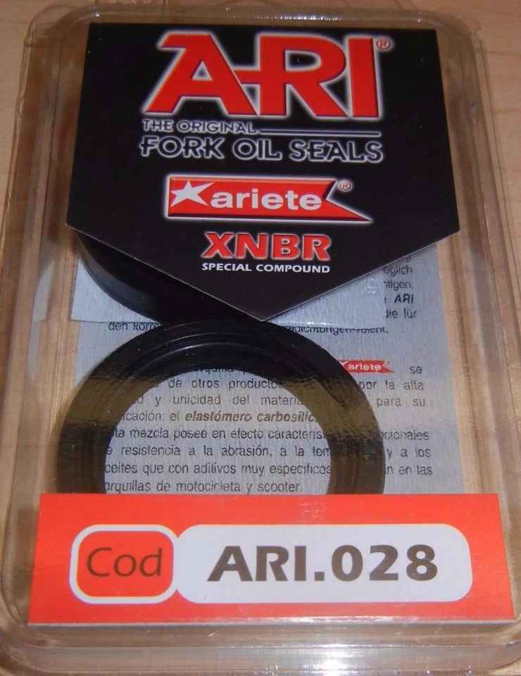 1983-on KTM 125 250 300 495  41.7 X 55 X 10/10.5mm ITALY fork seal kit  ARI-028 - Image 1 of 1