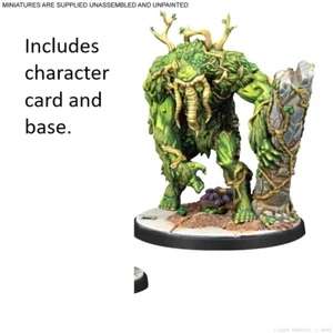 Man-Thing model, character card and base Marvel Crisis Protocol - Picture 1 of 1