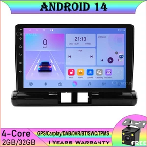 9"Android 14 Autoradio Carplay GPS Navigation DVR DAB For Citroen C3 Aircross C4 - Picture 1 of 14