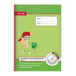 ROTH HAUSAUFGABENHEFT A4 KOMPASS KLASSE 2 SCHULE ZUBEHÖR HEFT - Bild 1 von 2