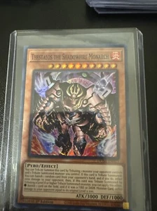 Thestalos the Shadowfire Monarch DUNE-EN023 1st Edition Super Rare NM + BONUS - Picture 1 of 2