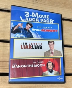 BRUCE ALMIGHTY / LIAR LIAR / MAN ON THE MOON 3-MOVIE LAUGH PACK DVD - Picture 1 of 4