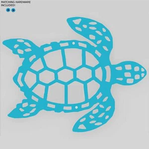Sea Turtles nautical bathroom decor Wall Decor  ocean decor Metal Sea Turtle - Picture 1 of 5