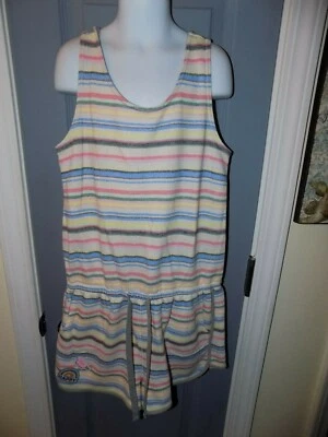 Justice Striped Terry Romper Size 14 Girl's NWOT  - Image 1 of 3