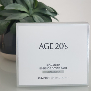 AGE 20's Signature Essence Cover Pact Long Stay 13 Ivory SPF50+ 2x14g