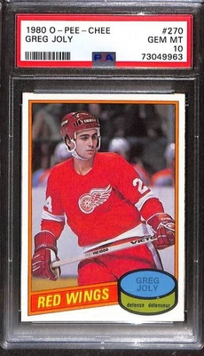 1980 O-Pee-Chee #270 Greg Joly PSA 10 GEM-MT 73049963  - Image 1 of 3