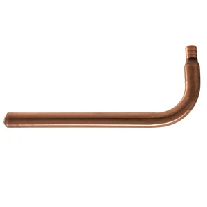 1 Pc XFITTING Stub Out Elbow, 3-1/2" x 8", Copper, 1/2" PEX - Picture 1 of 5