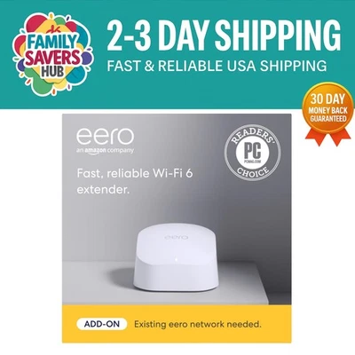 1,500 sq. ft. Wi-Fi 6 Coverage Extender - Boost Your Home's Internet Experience - Image 1 of 4