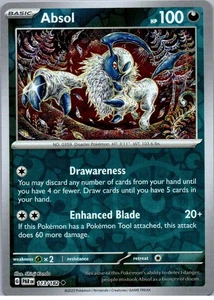 Absol - Uncommon - SV04: Paradox Rift - 113/182 - NM - Reverse Holo - Picture 1 of 2