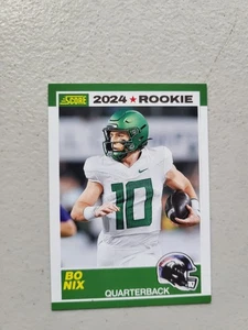 Puntuación Panini 2024 - Rookie Bo Nix #9 (RC) casi nueva envío gratuito - Imagen 1 de 2