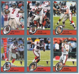 2003 Topps Football Complete Team Set Atlanta Falcons (12) Michael Vick - Picture 1 of 4