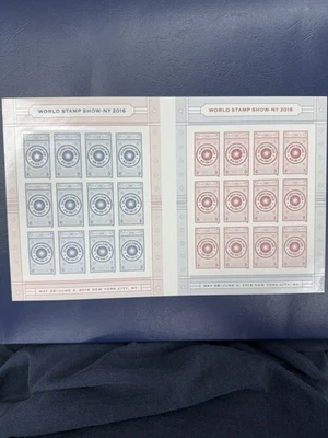 US Stamps #5062-63 World Stamp Show NY Sheet unused 2016 s01 - Image 1 of 3