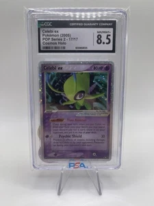 2005 CGC 8.5 Pokemon Pop Series 2 Celebi EX 17/17 Holo 22 (SWIRL!) PSA 9 - Picture 1 of 6