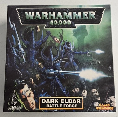 Warhammer 40k Dark Elder Battle Force 1998 OOP Open Box Games Workshop Drukhari  - Image 1 of 4