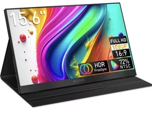15.6 inch Portable Monitor for Laptop, 1080P 7/2 NTSC 100 sRGB HDR USB C HDMI - Picture 1 of 7