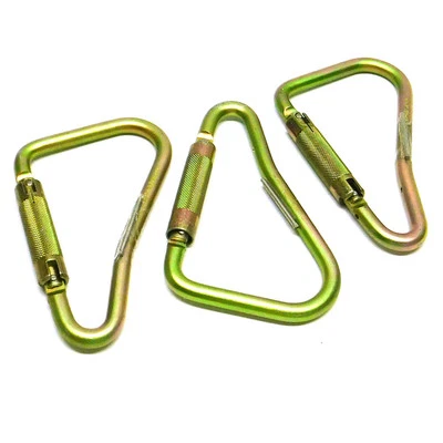 (Lot 3) NEW Reliance 3064-36 Carabiner Twist Lock Pear 2" Gate 3600lb Steel Pin - Image 1 of 3