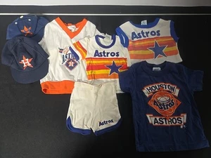 Vintage Lot Baby Houston Astros Clothing Various Sizes READ** - Picture 1 of 7