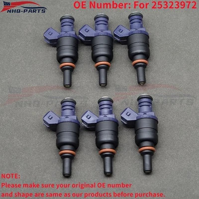 6x Inyectores de combustible para BMW 330Ci 330i 330xi E46 2001-04 530i X3 X5 Z3 Z4 L6 3,0 L Foto 1 de 4