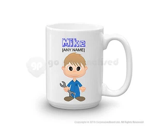 Taza grande de garaje mecánico de regalo personalizado papá tío regalo #2 - Imagen 1 de 4