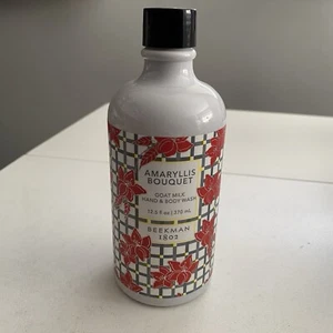 Beekman 1802 Amaryllis Bouquet Goat Milk Hand & Body Wash 12.5 fl oz - Picture 1 of 4
