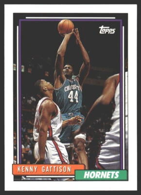 Kenny Gattison #21 1992-93 Topps Charlotte Hornets - Image 1 of 2