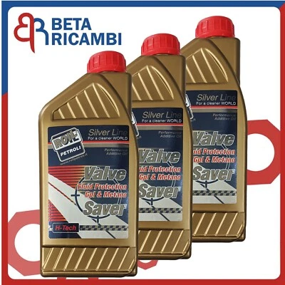 ROIL PETROLI Olio Valvole GAS Gpl Metano Roil Valve Saver Fluid Protection Salva Valvole 3 Lt