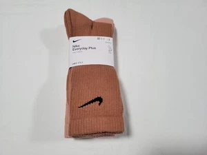 Nike Everyday Plus Cushion Drifit Men's Crew Socks, Size 8-12 Multi Color 3 Prs - Picture 1 of 9