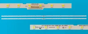KIT 2 BARRE 40 LED PER TV 55" SAMSUNG UN55NU7 UN55RU7 UE55NU7093U UE55RU7175UXZT - Foto 1 di 4