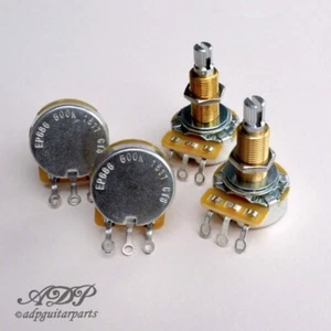 4 Potentiometer CTS 500K Audio extra lang 3/4 Split Shaft für Les Paul - Bild 1 von 1