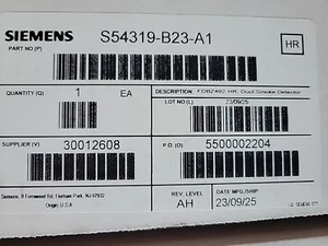 Siemens FDBZ492-HR RAUCHMELDER S54319-B23-A1, NEU IN WERKSEITIG BOX - Bild 1 von 1