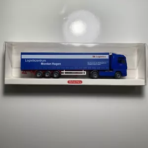 Wiking HO 1/87 MAN TGX Semirimorchio per tenda "DB Logistics" 0537 0546 - Foto 1 di 6