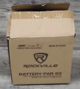 Rockville Battery PAR 50 Black Rechargeable LED DMX Up-Light w/Remote, 18 LED... - Picture 1 of 2