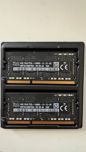 SK Hynix 2x 4GB 2RX8 PC3L-14900S DDR3L 1866MHz SODIMM Laptop Arbeitsspeicher RAM 1,35V % - Bild 1 von 2