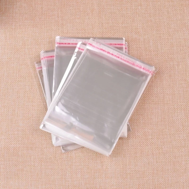 1000 Pieces 2" x 2" Clear Self Adhesive Resealable Cellophane Poly OPP Bags 2x2 - Image 1 of 1