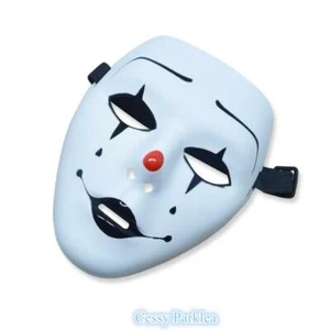 SN-D8-2 Unisex Mime Costume French Artist Clown Circus Funny Masquerade Mask - Picture 1 of 2
