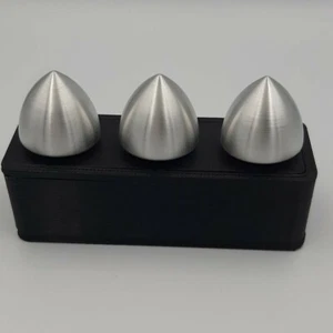 Set of 3 - Solids Of Constant Width / Reuleaux Triangle - Aluminum - Picture 1 of 2