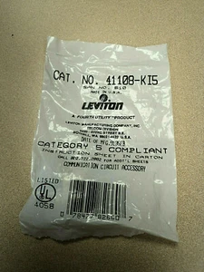 Conector QuickPort Snap-in Leviton 41108-KI5 categoría 5 marfil - Imagen 1 de 2