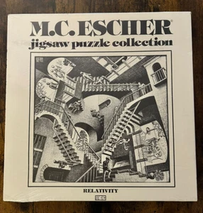 Puzzle Relatività MC Escher Vintage, 18 X 24 551 Pezzi LEGGI - Foto 1 di 12