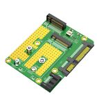 Dual M.2(NGFF) SSD to Dual SATA3 Adapter Card SATA3 Adapter Card Plastic K3W3