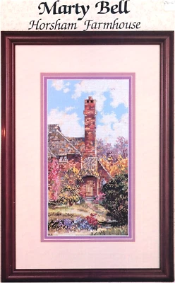 Pegasus Publication MARTY BELL HORSHAM FARMHOUSE Cross Stitch Leaflet Only - Image 1 of 3