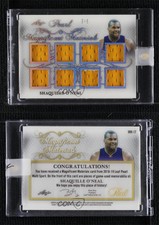 2018-19 Leaf Pearl Magnificent Materials 8 /9 Shaquille O'Neal #MM-17 HOF