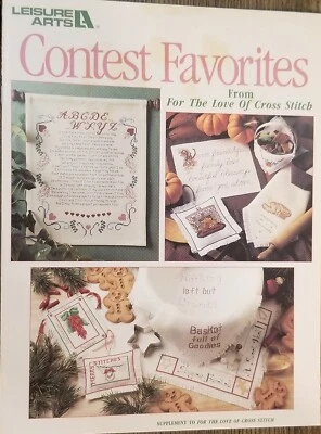 CONTEST FAVORITES 21 cross stitch patterns By Leisure Arts - Image 1 of 4
