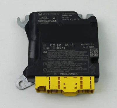 Unidad de control MERCEDES W205 SRS CONTROL UNIT Safety Module A2059008618 OEM Foto 1 de 4
