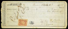 Obsolete Bank Check Board Trustees Schools Promissory Note 1868 Post Civil War