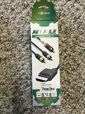 New: MICROSOFT XBOX 360 - AV Cable ( By Tomee ) - Image 1 of 2