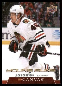 2020-21 UD S2 Canvas Young Guns #C234 Lucas Carlsson RC - Picture 1 of 1