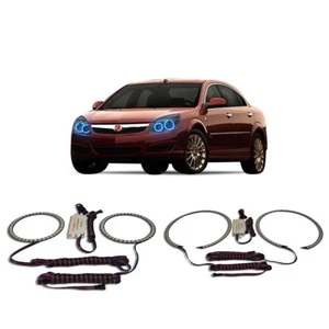 Bright Blue Angel Eye Headlight Halo kit for Saturn Aura 07-09 - Picture 1 of 2