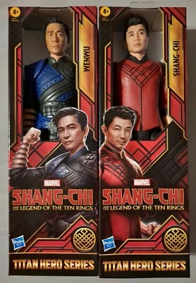 Figos de ação Marvel Titan Hero Series WENWU & SHANG-CHI 12" LENDA DOS DEZ ANÉIS - Imagem 1 de 2